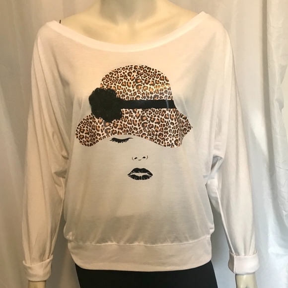 Flowy Long Sleeve Tee HTV/Embellishment NWOT - Picture 1 of 8